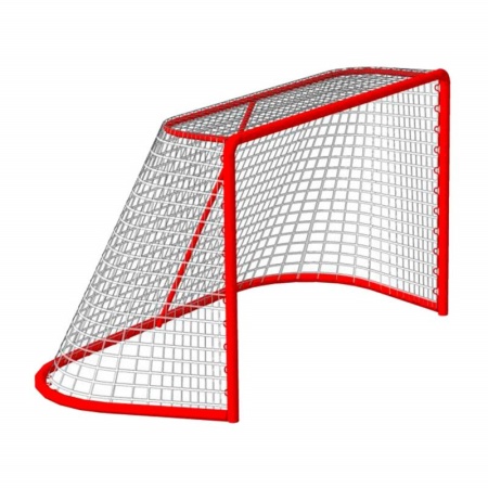 Купить Сетка хоккейная на ворота 1,22мх1,83мх0,5мх1,15м, нить 3,5 мм, узловая в Барыше 