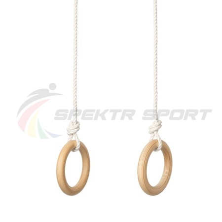 Купить Кольца гимнастические деревянные (фанера 18 мм, покрытие: эмаль, лак или пропитка) в Барыше 