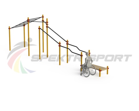 Купить Спортивный комплекс для инвалидов-колясочников WRK-D22_76mm в Барыше 