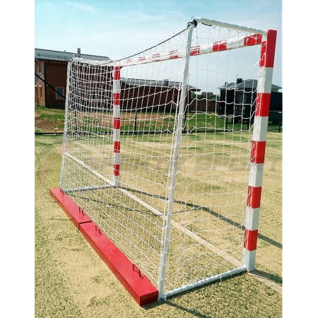 Купить Ворота мини-футбольные без сетки 2х3х1 м. (добровольный серт.) с накидным противовесом 25 кг в Барыше 