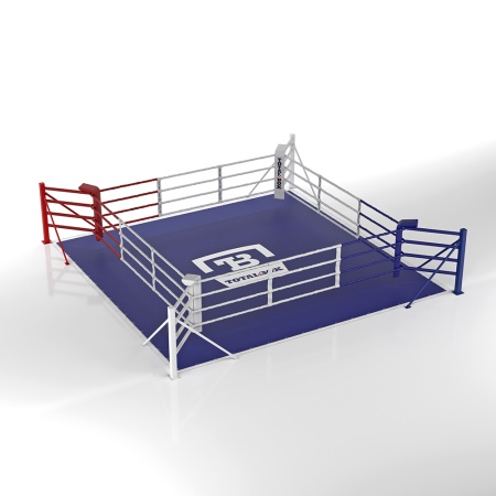 Купить Ринг боксерский напольный Totalbox на упорах 5х5м в Барыше 
